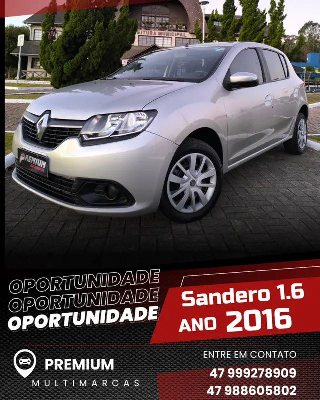 Carro Renault Sandero 2016 Expression 1.6 8V (Flex)