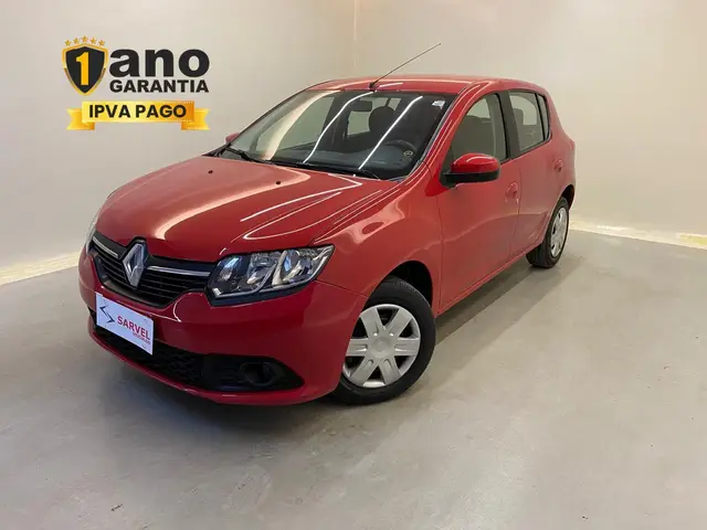 Carro Renault Sandero 2018 Authentique 1.0 12V SCe (Flex)