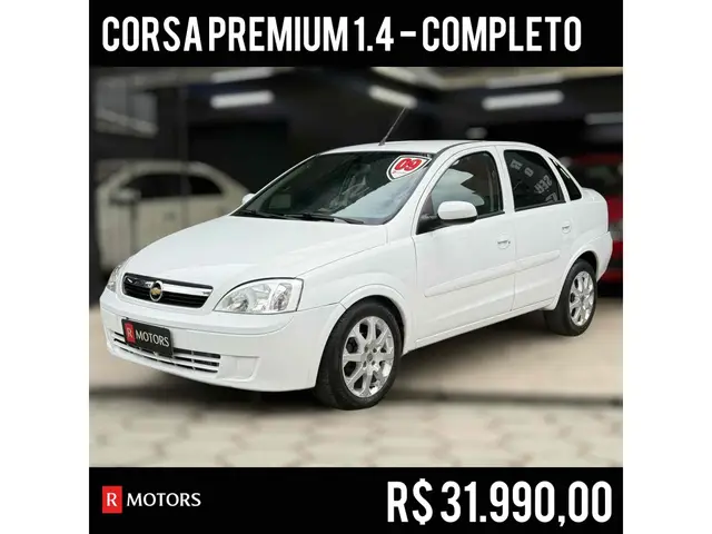 Carro Chevrolet Corsa Sedan 2009 Premium 1.4 (Flex)