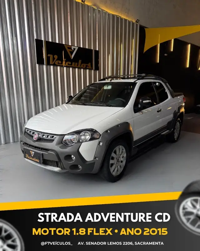 Carro Fiat Strada 2015 Adventure 1.8 16V (Flex) (Cabine Dupla)