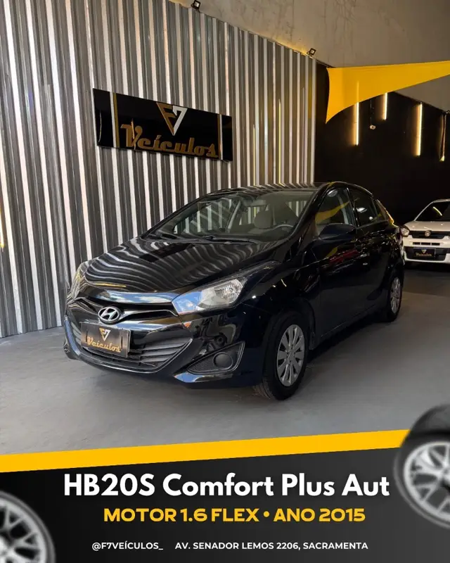 Carro Hyundai HB20S 2015 1.6 Comfort Style (Aut) (Flex)
