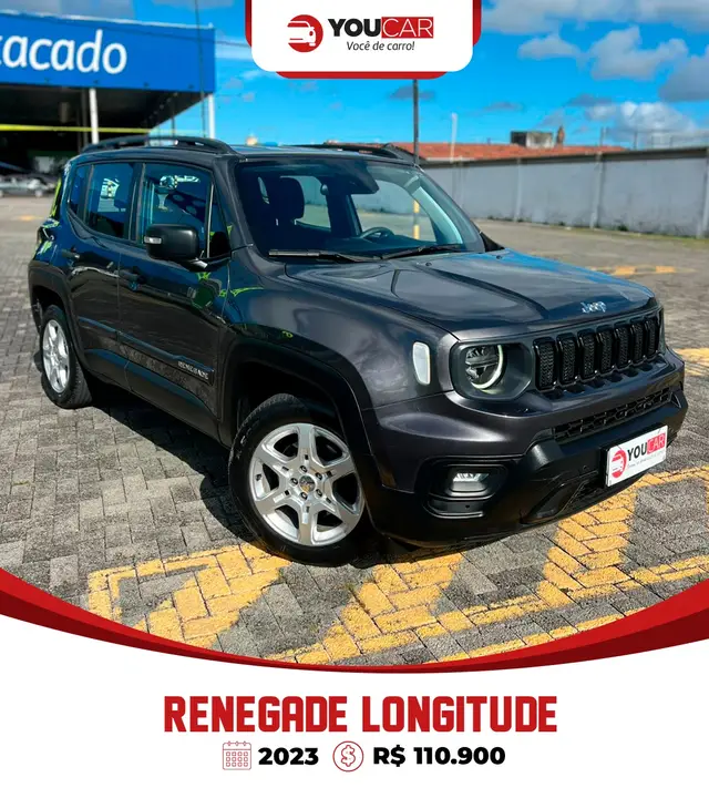Carro Jeep Renegade 2023 Longitude T270 1.3 Turbo 4x2