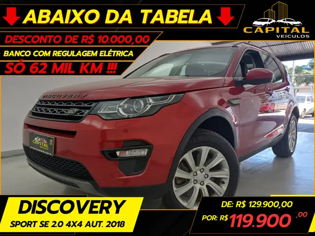 Carro Land Rover Discovery Sport 2018 2.0 Si4 SE 4WD
