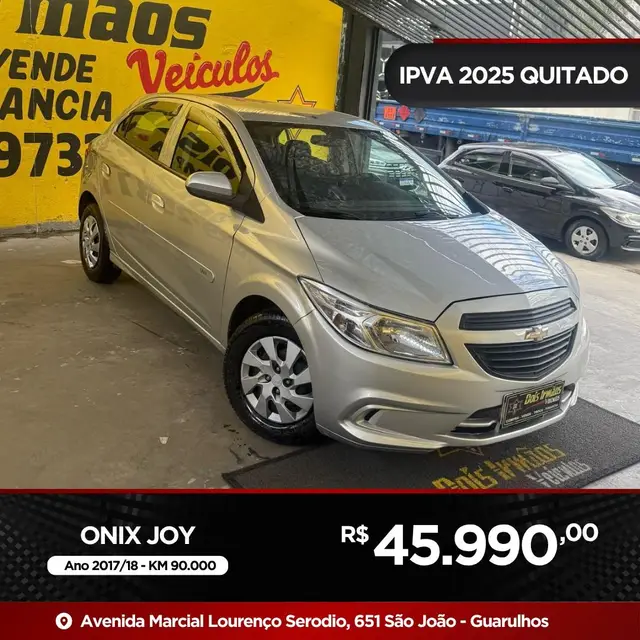 Carro Chevrolet Onix 2018 1.0 Joy SPE/4