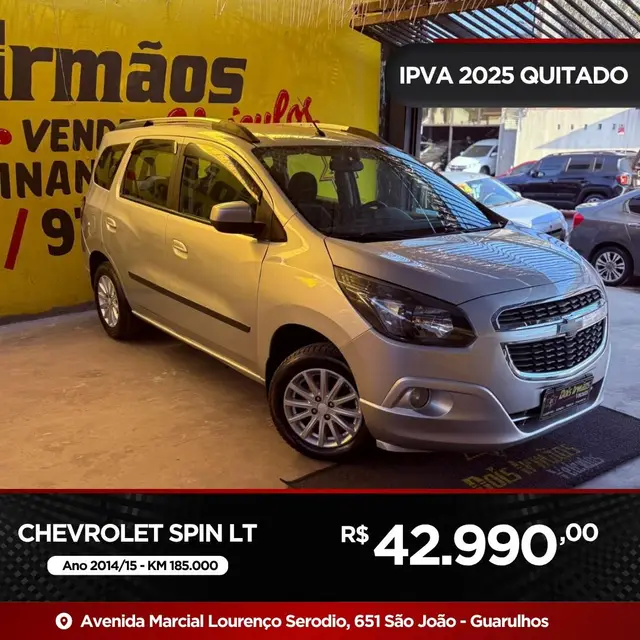 Carro Chevrolet Spin 2015 LT 5S 1.8 (Flex)