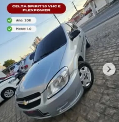 Carro Chevrolet Celta 2011 Spirit 1.0 VHCE (Flex) 4p