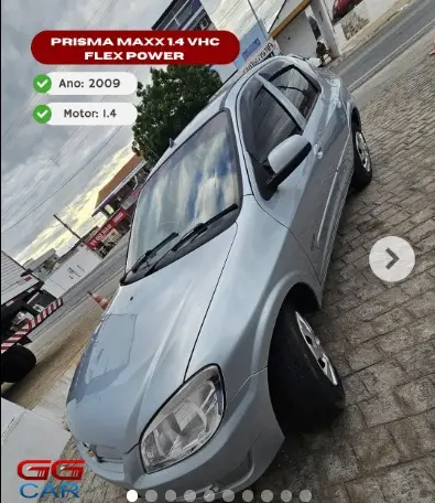 Carro Chevrolet Prisma 2009 Maxx 1.4 (Flex)