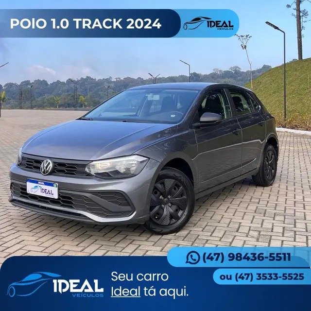 Carro Volkswagen Polo 2024 Track 1.0 Flex 12V 5p