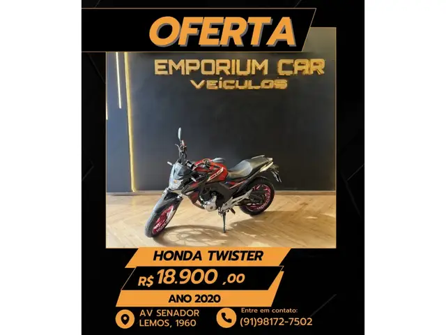 Moto Honda CB 250F Twister 2020 (CBS)