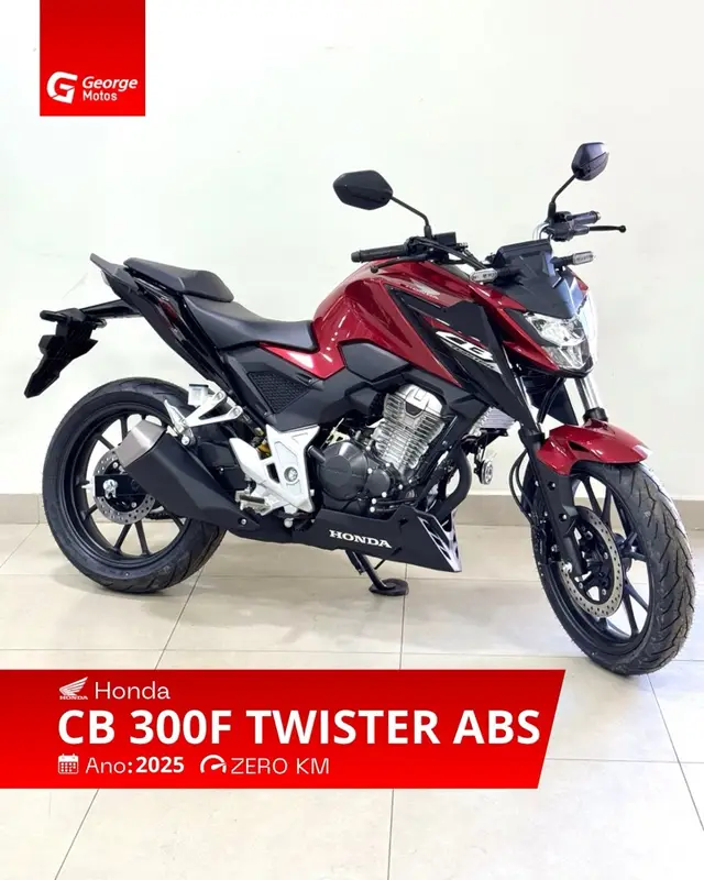 Moto Honda CB 300F Twister 2025 (CBS)
