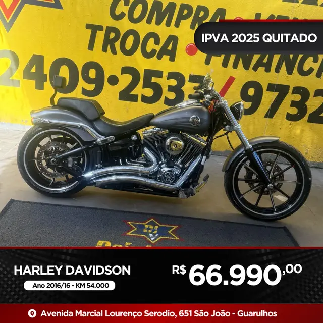 Moto Harley-Davidson Softail 2016 Breakout