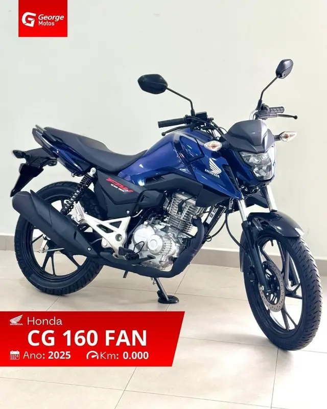 Moto Honda CG 160 2025 Fan