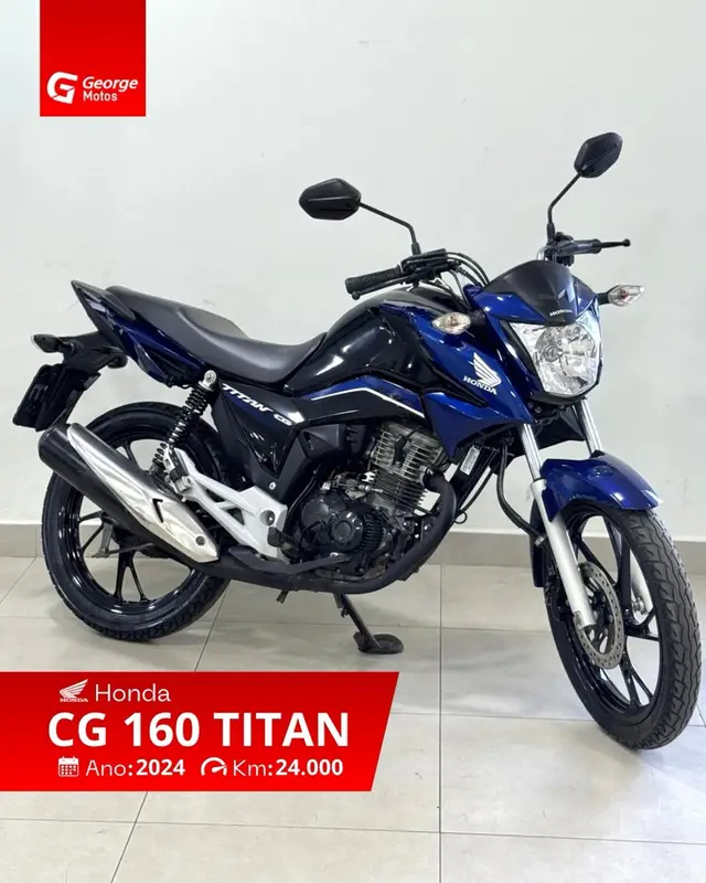 Moto Honda CG 160 2024 Titan