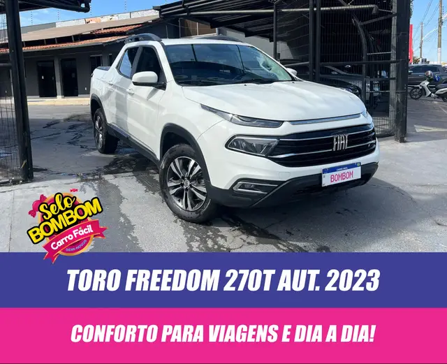 Carro Fiat Toro 2023 Freedom 1.3 T270 4x2 Flex Aut.