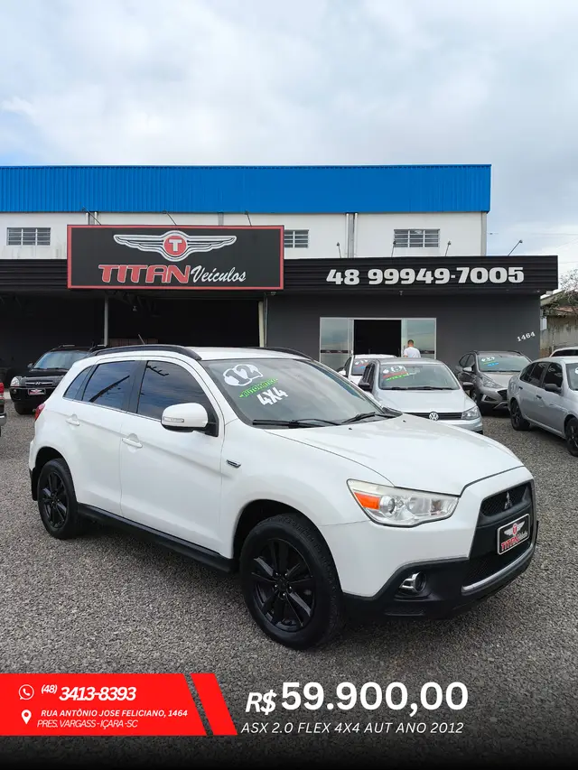 Carro Mitsubishi ASX 2012 2.0 (Aut) 4x4