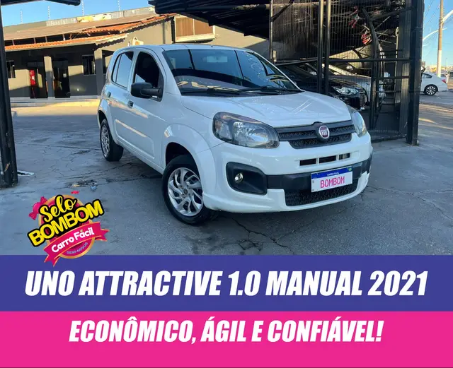 Carro Fiat Uno 2021 Attractive 1.0