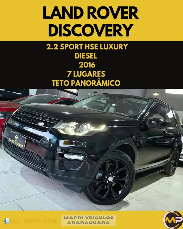 Carro Land Rover Discovery Sport 2016 2.2 SD4 HSE Luxury 4WD