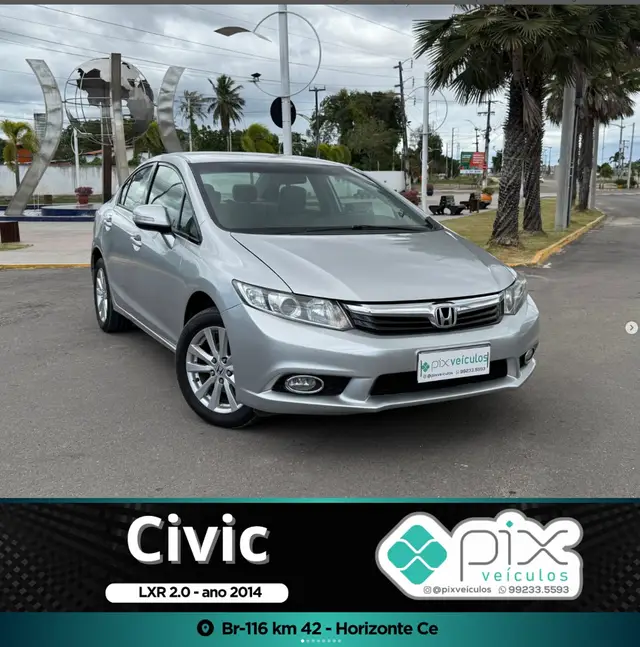 Carro Honda Civic 2014 New  LXR 2.0 i-VTEC (Aut) (Flex)