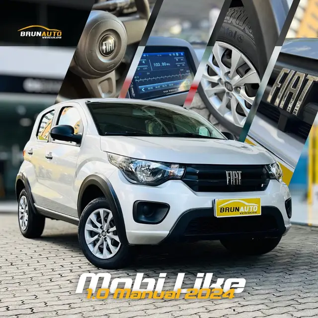 Carro Fiat Mobi 2024 Like 1.0