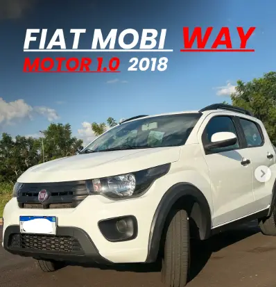 Carro Fiat Mobi 2018 WAY 1.0 Fire (Flex)