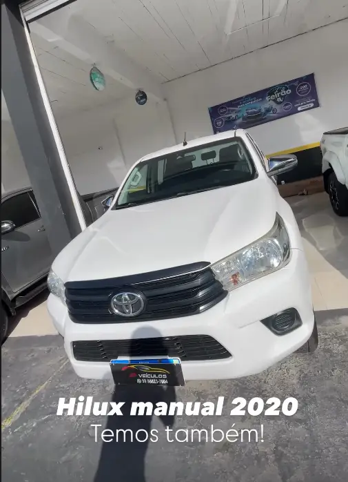 Carro Toyota Hilux Cabine Dupla 2020 Hilux 2.8 TDI CD STD Narrow 4x4