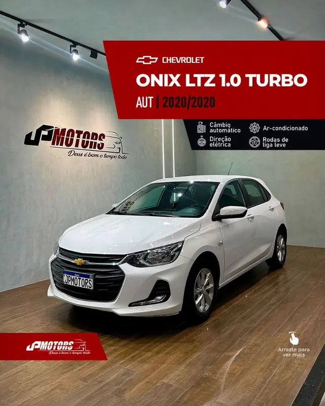Carro Chevrolet Onix 2020 LTZ 1.0 Turbo (Flex) (Aut)