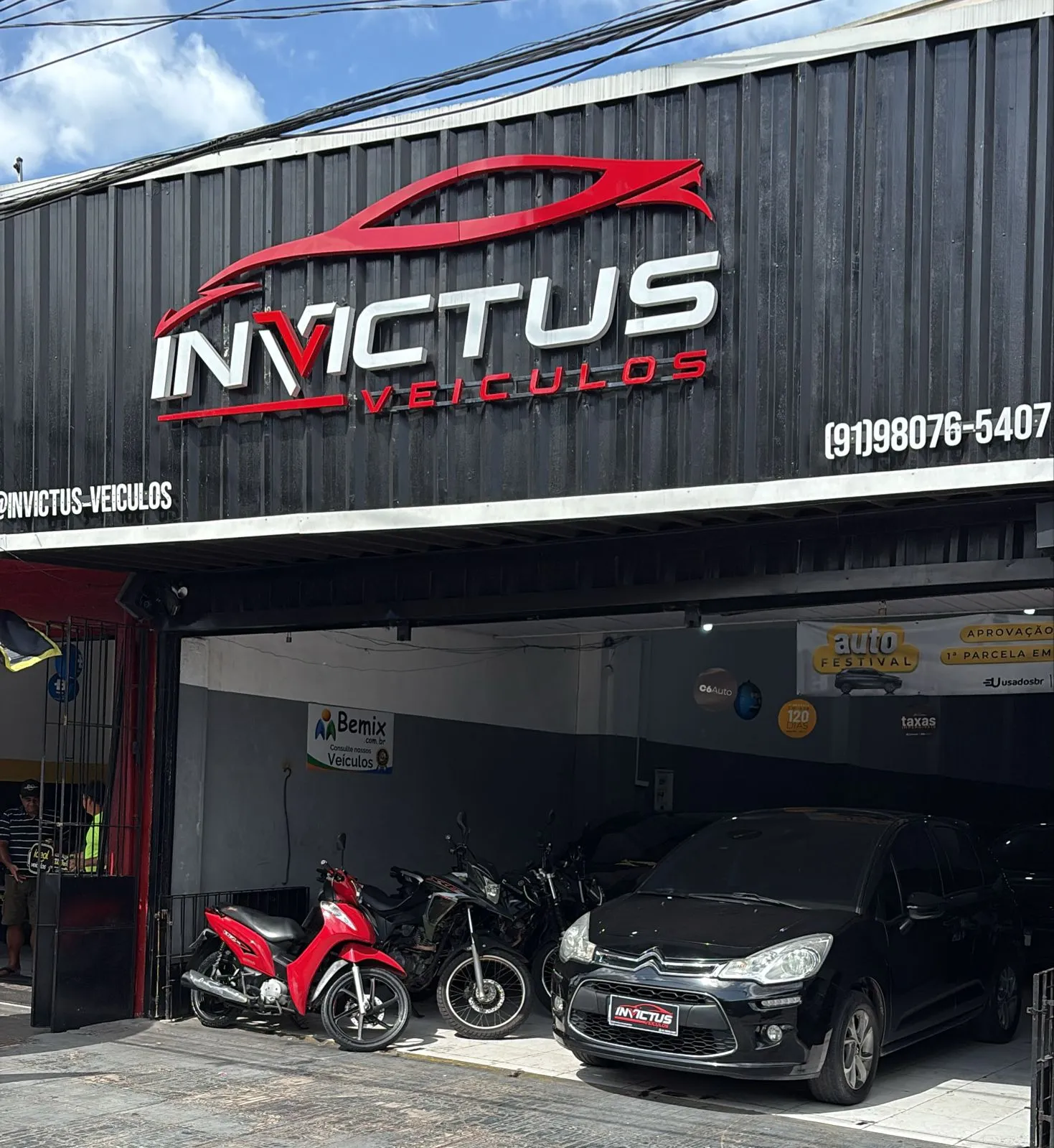Fachada da loja Veículos à venda em INVICTUS VEICULOS - Belém - PA