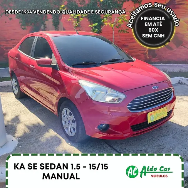 Carro Ford Ka Sedan 2015 SE Plus 1.5 16v (Flex)