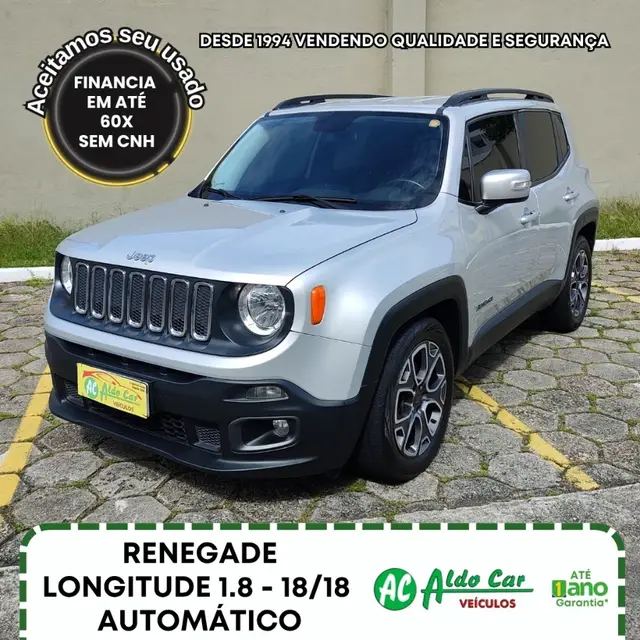 Carro Jeep Renegade 2018 Longitude 1.8 4x2 (Aut) (Flex)