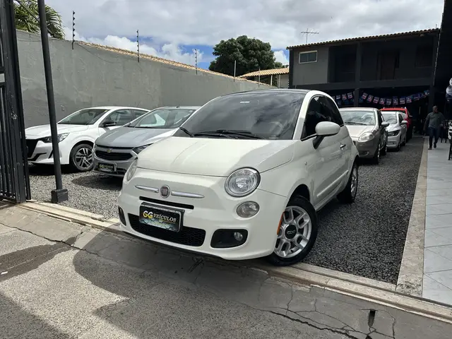 Carro Fiat 500 2014 Cult Dualogic 1.4 Evo (Flex)