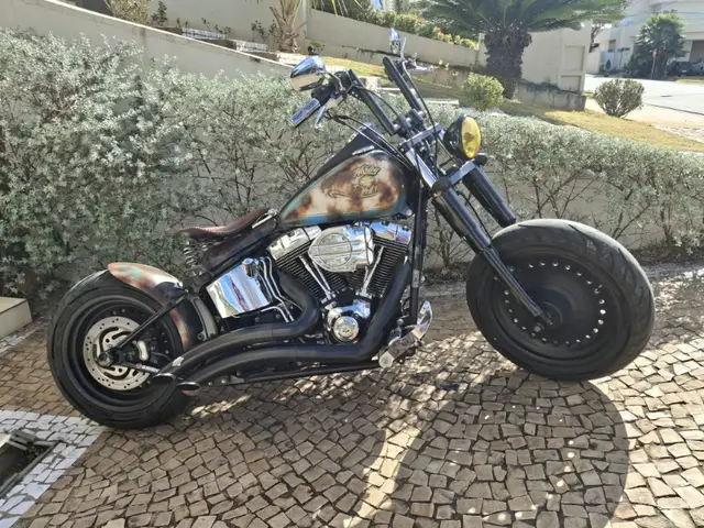 Moto Harley-Davidson Fat Boy FLSTF 2008 Fat Boy FLSTF