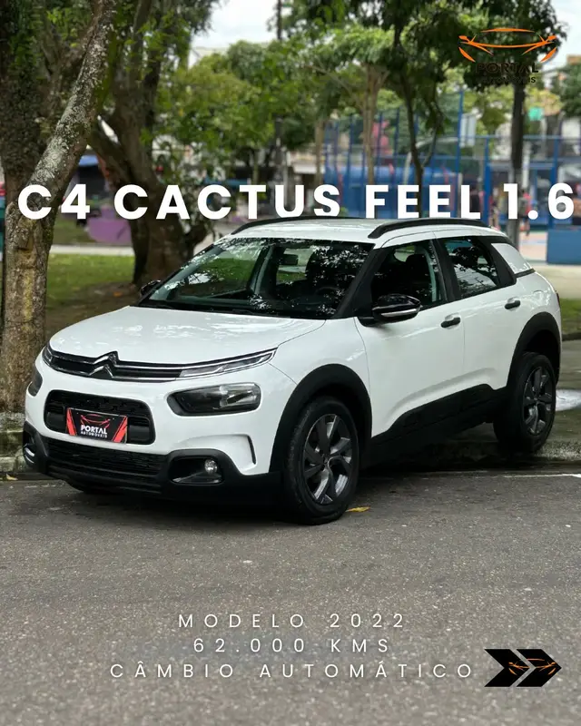 Carro Citroën C4 Cactus 2022 1.6 Feel (Aut) (Flex)