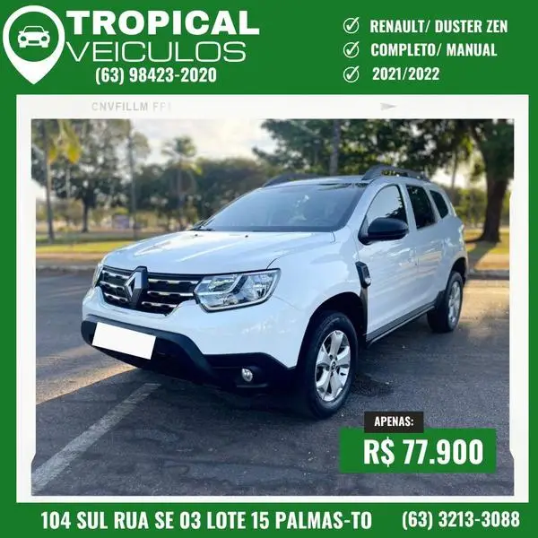Carro Renault Duster 2022 Iconic 1.3 Turbo (Flex) (Aut.)