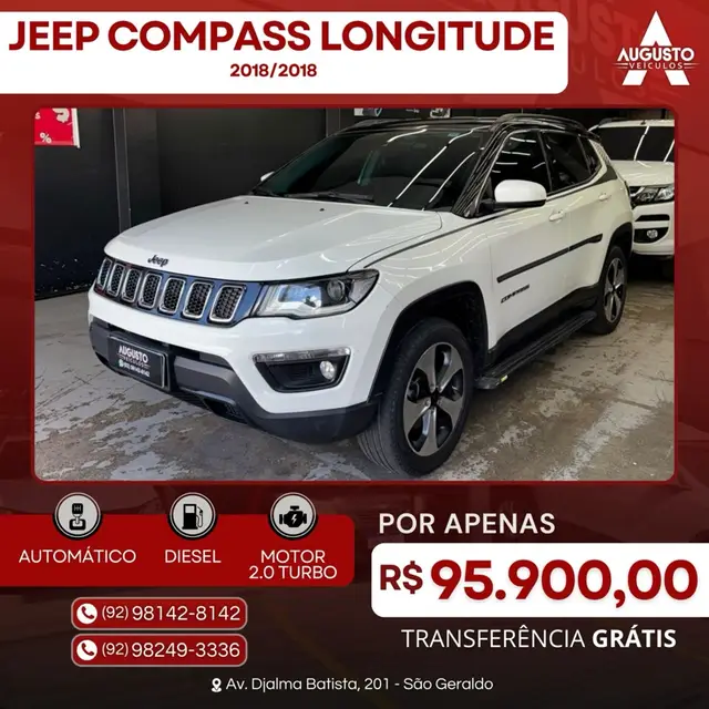 Carro Jeep Compass 2018 2.0 TDI Trailhawk 4WD (Aut)