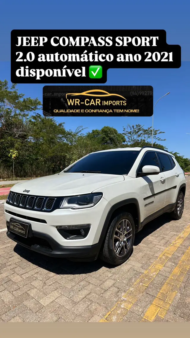 Carro Jeep Compass 2021 2.0 Sport 4x2 (Aut) (Flex)