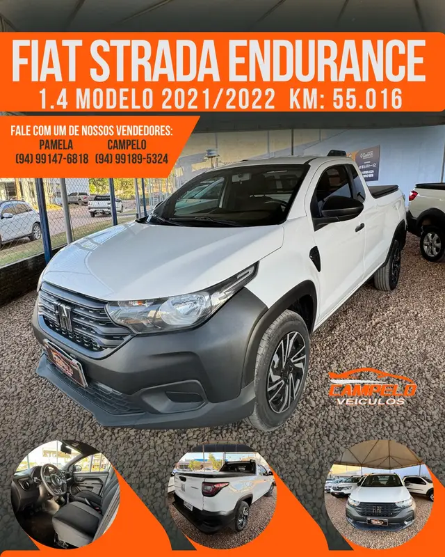 Carro Fiat Strada 2022 Endurance 1.4 CS