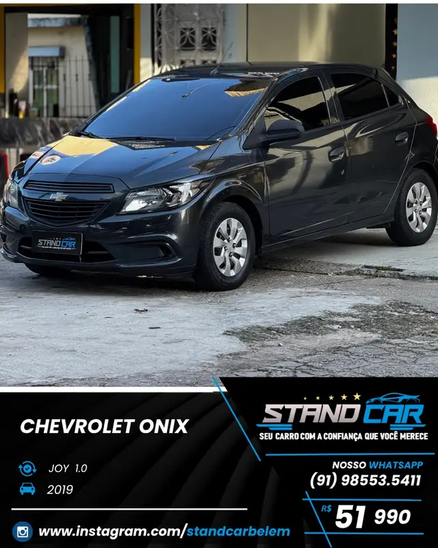 Carro Chevrolet Onix 2019 1.0 Joy SPE/4