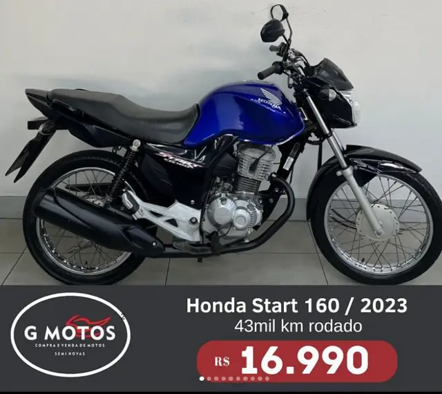 Moto Honda CG 160 2023 Start