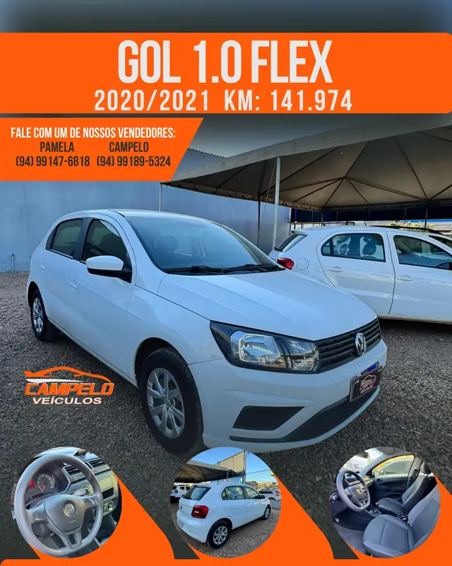Carro Volkswagen Gol 2021 1.0 12v (Flex)