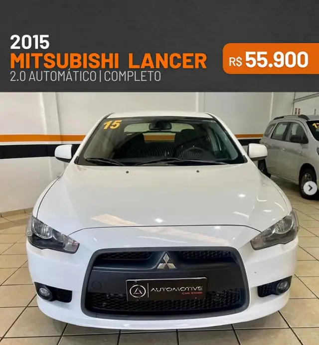 Carro Mitsubishi Lancer 2015 2.0 16V