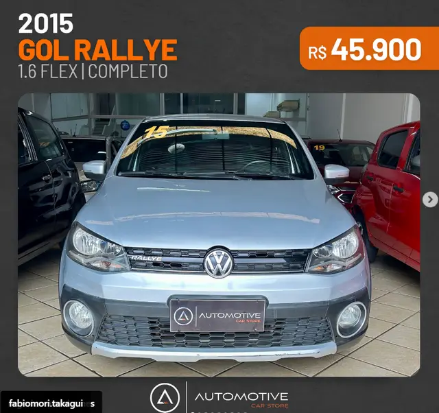 Carro Volkswagen Gol 2015 Rallye I-Motion 1.6 VHT (G5) (Flex)