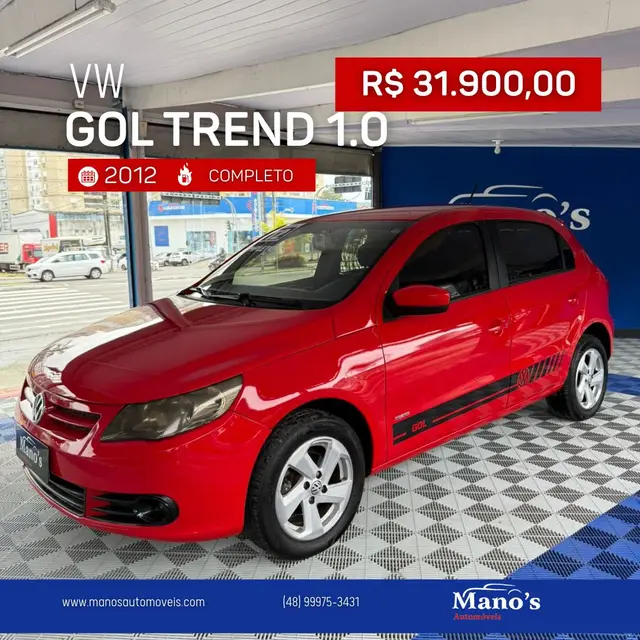Carro Volkswagen Gol 2012 1.0 (G5) (Flex)