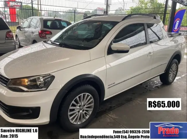 Carro Volkswagen Saveiro 2015 Highline 1.6 MSI CD (Flex)