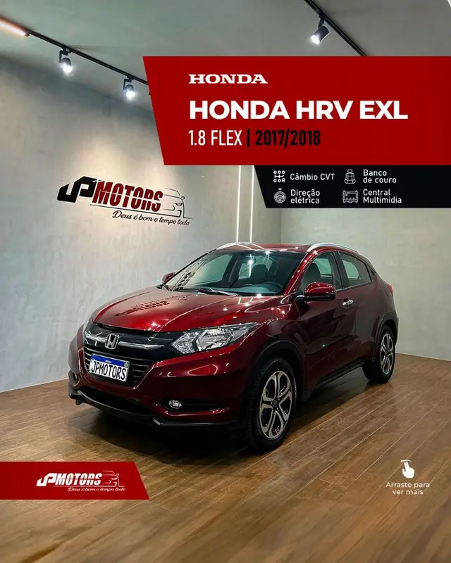 Carro Honda HR-V 2018 EXL CVT 1.8 I-VTEC FlexOne