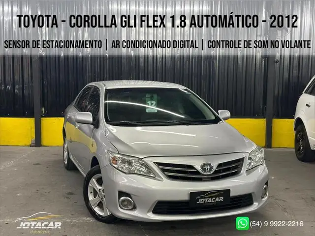 Carro Toyota Corolla 2012 Sedan 1.8 Dual VVT-i GLI (flex)