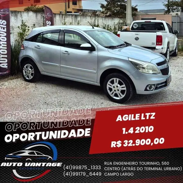 Carro Chevrolet Agile 2010 LTZ 1.4 8V (Flex)