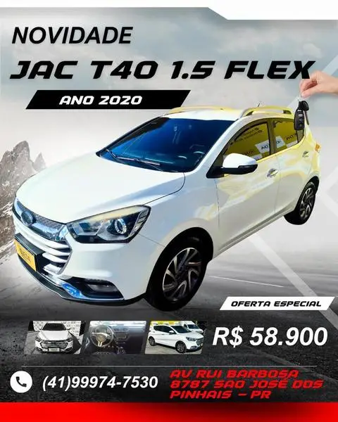 Carro JAC T40 2020 1.5