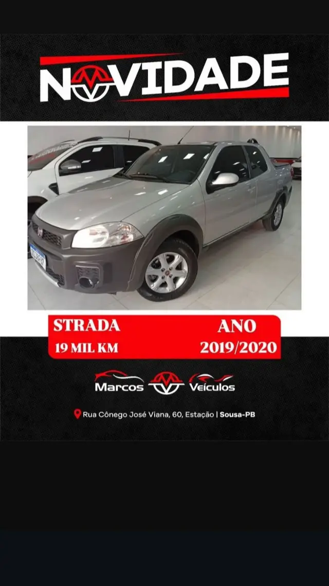 Carro Fiat Strada 2020 Freedom 1.4 CD (Flex)
