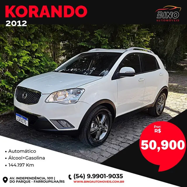 Carro SsangYong Korando 2012 2.0 GLS AWD (aut)