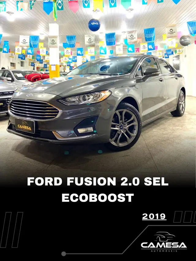 Carro Ford Fusion 2019 2.0 EcoBoost SEL (Aut)